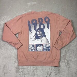 Taylor Swift 1989 Pink Crewneck Sweatshirt Official Merch Small Taylor's Version